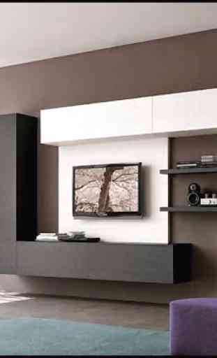 Diseño moderno del gabinete de TV 3