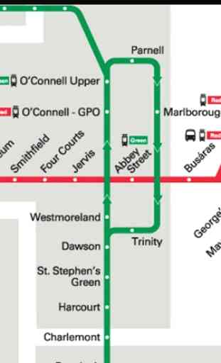 Dublin Tram Map 3