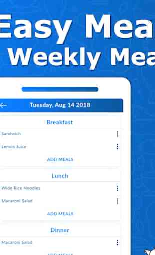 Easy Meal Planner – Weekly Meal Assistant 1