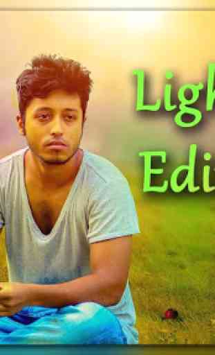 editor de fotos de luz - efecto de luz 1