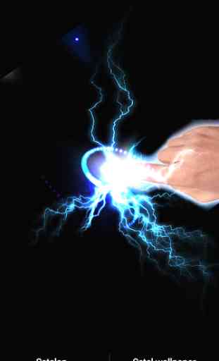 Electrical Lightning Touch Thunder Live Wallpapper 1