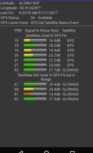 GPS Info & NMEA Logging Pro 1