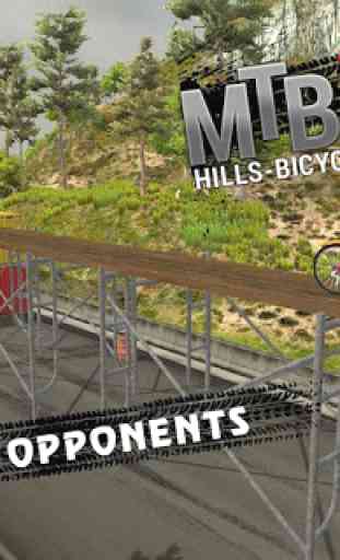 Hills MTB bicycle downhill ride learning simulator 4