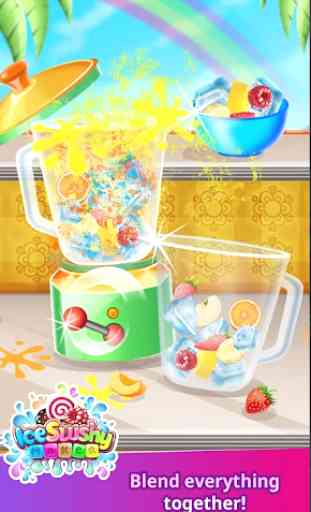 Ice Slushy Maker Rainbow Desserts 1