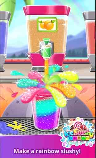 Ice Slushy Maker Rainbow Desserts 4