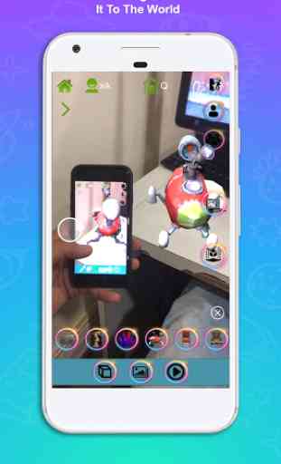 Imerference - 3d Augmented reality chat app 3
