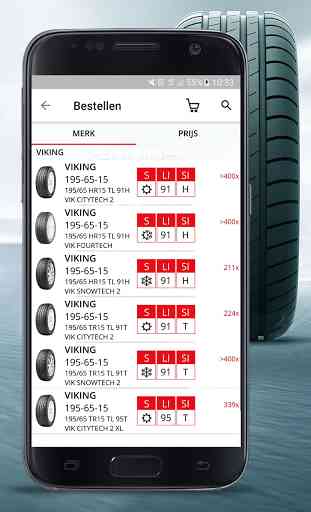 Inter-Sprint Tyre Order App 2
