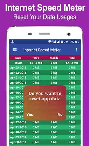 Internet Speed Meter (Data Usages Monitoring) 4