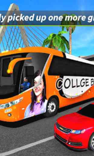 Juego de descenso de College Bus Simulator 4
