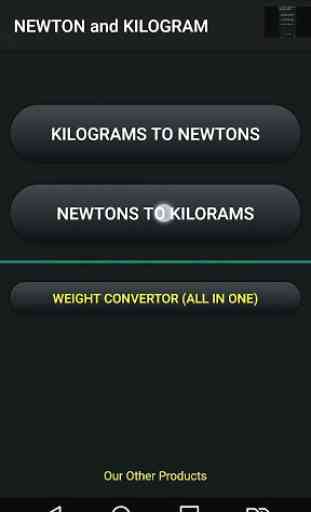 Kilogram and Newton (kg - n) Convertor 3