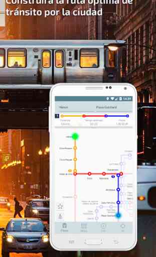 Lyon Guía de Metro y interactivo mapa 2