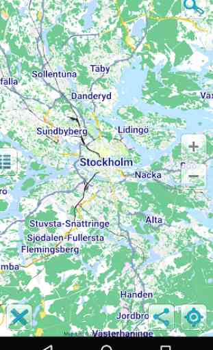 Mapa de Estocolmo offline 1