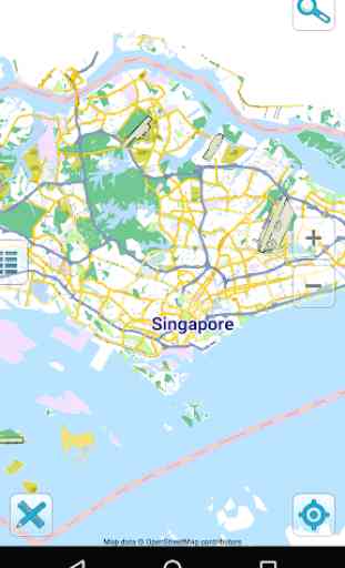 Mapa de Singapur offline 1
