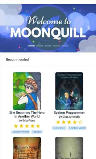 MoonQuill - A World of Fictional Works! 1
