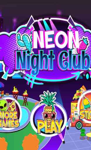 My Pretend Neon Night Club - Dance Games Free 1