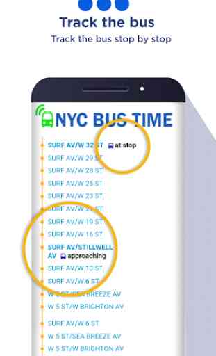 New York Bus Time App 3