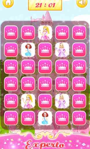 Princesas juegos de memoria 4