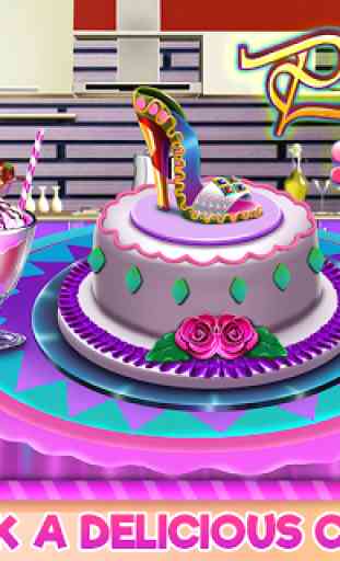 Princess Shoe Cake 1