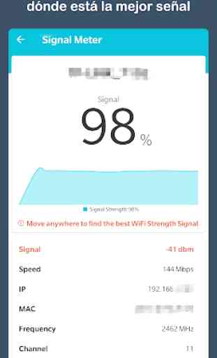 Prueba de velocidad WiFi - Medidor de señal WiFi 3