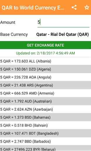 QAR to All Exchange Rates & Currency Converter 2