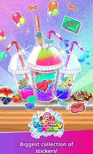 Rainbow Frozen Slushy Maker: Ice Candy Slush Maker 1