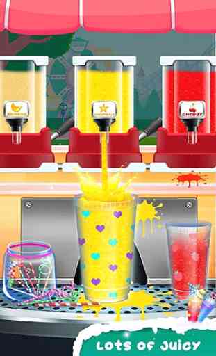 Rainbow Frozen Slushy Maker: Ice Candy Slush Maker 2