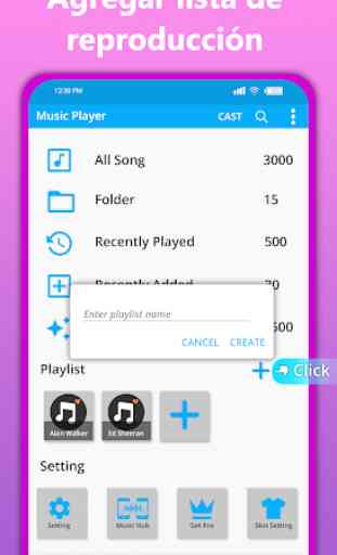 Reproductor de musica Music Player,  Audio Player 1