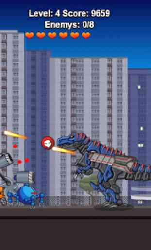 Robot Dino T-Rex Attack 2