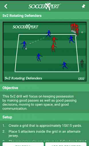 SoccerXpert Coach App - Drills & Practice Planning 3