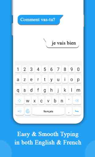 Teclado francés: teclado de idioma francés 1