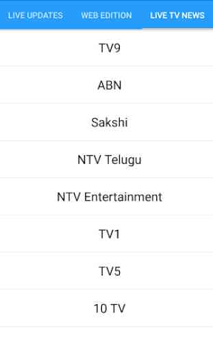 Telugu Live News TV Channels 1