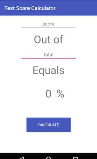 Test Score Calculator (Percent) 1