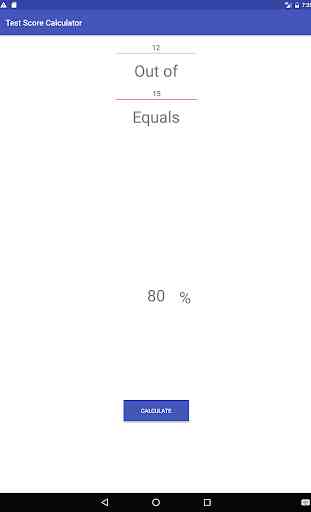 Test Score Calculator (Percent) 3