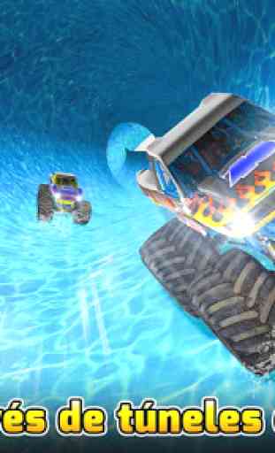 Water Slide Monster Truck Race 4