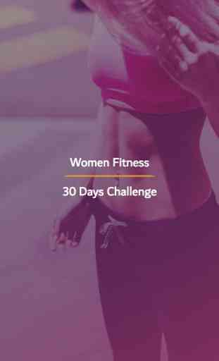 Women Fitness: 30 Day Challenge 1