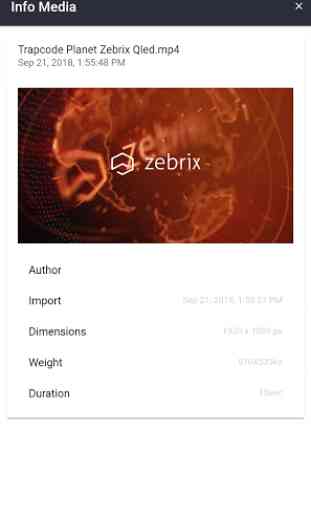 zebrix mobile - Digital Signage CMS 4
