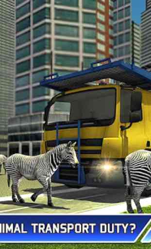 Zoo Animal Transporte Camión 3D Avión Transport 1