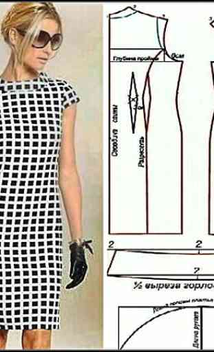 Aprende hacer patrones de vestidos 2