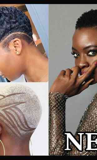 Black Woman Hairstyle Faded 1