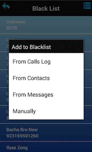 Bloqueador de llamadas y bloqueador de SMS 3