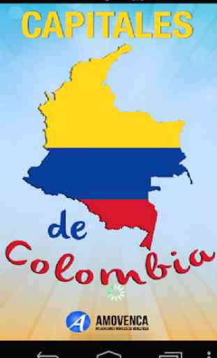 COLOMBIA - Juego de  Ciudades Capitales 4