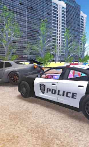 Conducción de automóviles de policía 1