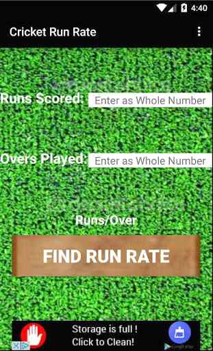 Cricket Run Rate 2