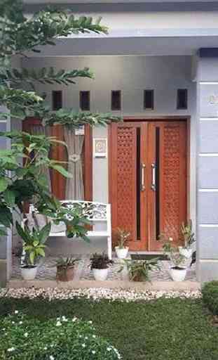 Diseño de puerta minimalista 1