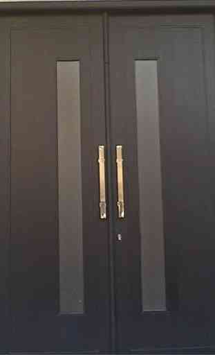 Diseño de puerta minimalista 3
