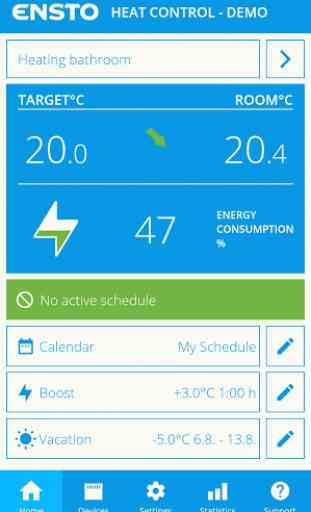 Ensto Heat Control App 1