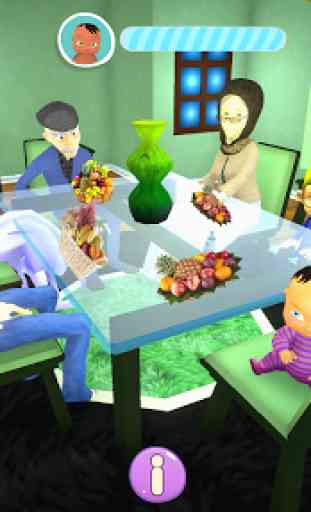 Madre real juegos de bebé 3d: sim de familia virtu 1