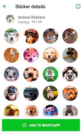 Mejor Stickers de animales WhatsApp WAStickerApps 2