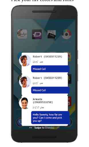 Missed call & SMS notification 4
