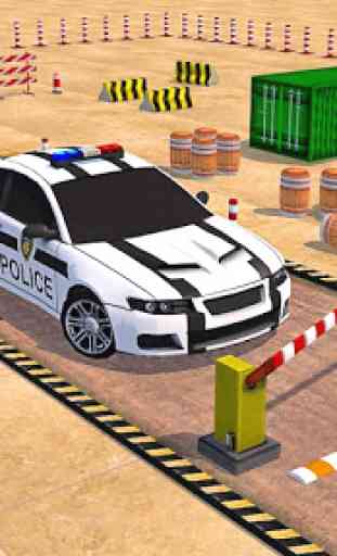 Modern Police Car Parking 2- Car Driving Games 2